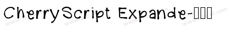 CherryScript Expande字体转换